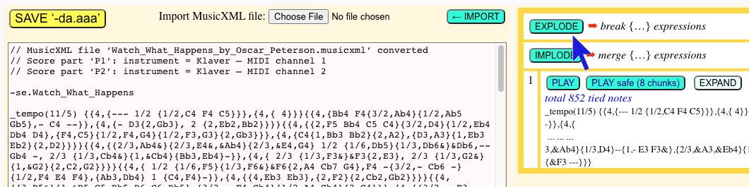 Importing MusicXML scores - Bol Processor