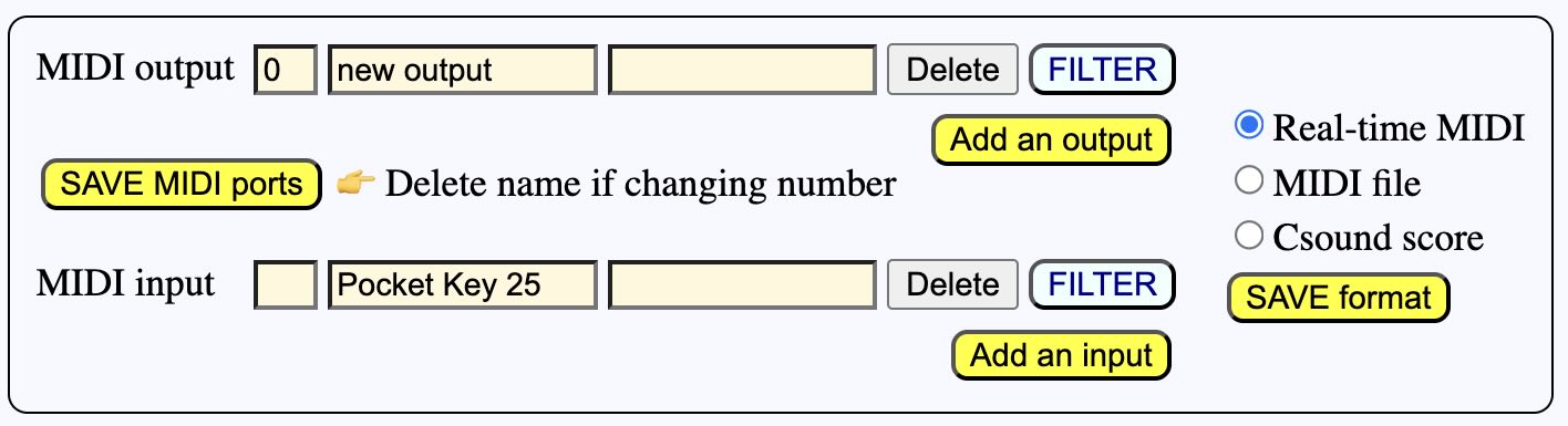 Enter notes - Bol Processor